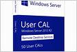 Windows Server 2012 R2 RDS 1-50 User CALs
